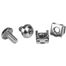 Startech IT CABSCRWM620 Rack Screws 20 Pack M6 Nuts Tool picture