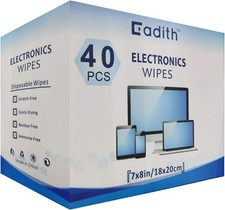 Cadith Screen Cleaner Wipes 40PCS – Safe for Computer, TV, Phone & Tablets picture