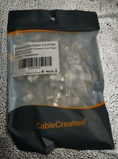 CableCreation Cat6 RJ45 Ends 100-PACK Cat6 Connector, Cat6 / Cat5e RJ45 Cable picture