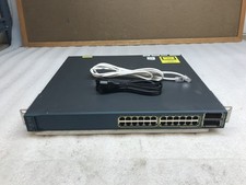 Cisco WS-C3560E-24PD-S 24-Port Gigabit PoE 450W Layer 3 IP Base Tested picture