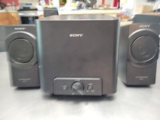 Sony SRS-D4 Active Speaker System Computer Desktop Great Quality No Power Cord picture
