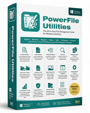 PowerFile Utilities - Complete File Multitool w/ Rename, Sync, ZIP & More picture