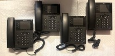 LOT Of 4 Polycom Plantronics Model VVX 350 VOIP Business Phone picture