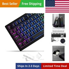 x XVX Doubleshot PBT Keycaps 60 75 100 Percent - Shine Through Keycaps, for M... picture