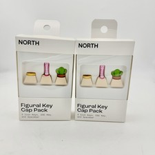 NORTH Figural Key Cap Pack Lot 2 Cactus Boot MX Keyboard Keycaps New picture