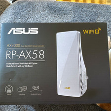 ASUS RP-AX58 AX3000 WiFi 6 Dual-Band Range Extender AiMesh White picture
