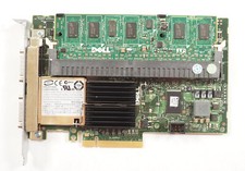 Dell J155F Perc 6E SAS RAID Controller Card w/ Battery KR174 picture