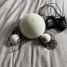 JBL Spyro 2.1 Sound System Bass Highs Computer Speakers Mid 2000s Vintage picture