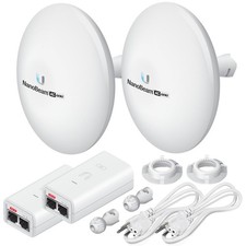 Wireless Bridge NBE-5AC-GEN2 PRE-CONFIGURED Bundle of 2 Ubiquiti NanoBeam 5AC picture