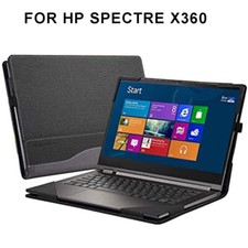 PU Leather Folio Stand Hard Cover for Hp Spectre x360 13.3 2 in 1 Laptop Sleeve picture
