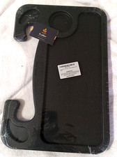 Econour 2 in 1 Portable Car Steering Wheel Tray Desk in black- New ; 17 in. Long picture