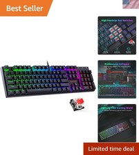 Durable Aluminum K565 Mechanical Gaming Keyboard with Hot-Swappable Red Switches picture
