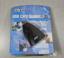 💾Vintage PNY SmartMedia USB Card Reader Open Box Retro Tech Mac Windows 98 Me picture