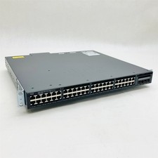 Cisco Catalyst 3650 48 Port PoE+ Gigabit Ethernet Network Switch WS-C3650-48FD-S picture