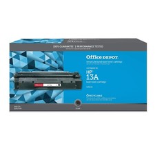 Office Depot Brand Remanufactured Black Toner Cartridge Replacement For HP 13A picture