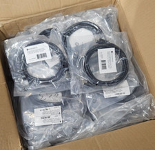 Qty 10 Monoprice Cat6A Ethernet Patch Cable-Snagless RJ45-550Mhz-STP-Pure Bare picture