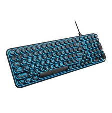 Retro Round Keycap Wired Keyboard picture