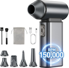 Soplador Aire Eléctrico 150000RPM Inalámbrico 6 Velocidades Recargable USB-C picture