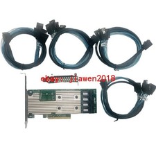 LSI 9305-16i SATA SAS 12Gbs Controller card PCIe 3.0 x8 IT-Mode 4* 8643 SATA US picture