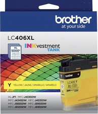 New Genuine Brother LC406XL Yellow Ink Cartridges MFC-J4345DW XL picture