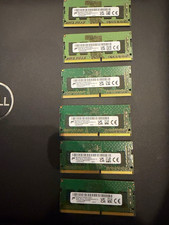 Lot of 6 Micron 8 GB DDR4-3200 MHz PC4-3200AA 260-Pin SO-DIMM Non-ECC RAMs picture