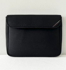 TOM BIHN Soft Cell Laptop Sleeve Padded Case Black Hook & Loop Flap Close USA picture