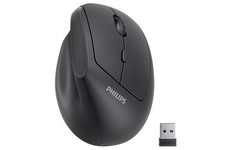 Philips SPK7628 Ergonomic Wireless Mouse 6000 Series Silent Black 2.4GHz picture