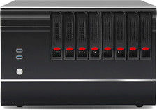 8 + 1 Bay DIY NAS Case, 8 X 2.5/3.5″ Tray + 1 X 2.5″ Internal Bay. MB MATX/ITX. picture