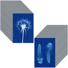 60 Sheets Sun Print  Cyanotype  Kit, A6 Sun Art  with 1 Plastic Tool for6183 picture