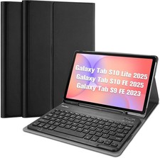 Elegant Water-Resistant Keyboard Case with Detachable Stand for Galaxy Tab 10.9