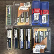 Mixed RAM Lot - 40GB+ Total, Crucial Ballistix 12GB Kits, Corsair XMS3, DDR3/DDR picture