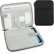 9-11 Inch Tablet Sleeve Padded Carrying Case, Black | Fits Ipad A16 picture