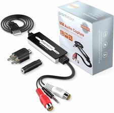 USB Audio Capture Card Grabber for Vinyl Cassette Tapes to Digital MP3 Converter picture