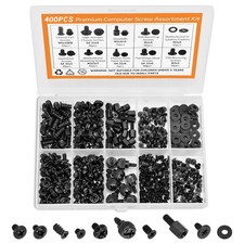 400Pcs Premium Computer Screws Kit for PC, Includes Motherboard M3, M5 picture