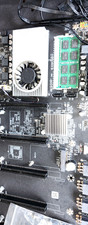 BTC-T37 V1.1 Crypto Mining Mobo 8× PCIe DDR3 w/ RAM & Onboard CPU and fans ddr3 picture