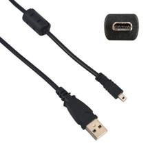 PRL) UC-E6 DATA CABLE USB MINI 8 PIN 1.5 MT SONY ALPHA KONICA MINOLTA NIKON picture