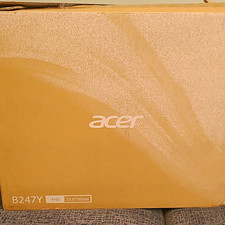 Acer B247Y 23.8in IPS FHD 100Hz LCD Monitor HDMI DP VGA Speakers Black picture