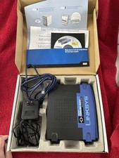 Linksys BEFSR41 10 Mbps 4-Port 10/100 Wireless Router With cords in original box picture