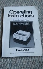 Vintage Panasonic KX-P1124 Operating Instructions Manual Matrix Printer  picture
