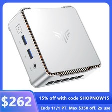 ACEMAGIC P2 Mini PC Windows 11 Pro, AMD Ryzen 3 Pro 7330U,16GB LPDDR4X 256GB SSD picture