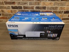 AS IS Maintenance Box full Epson EcoTank Photo ET-8550 Color Inkjet All-In-One picture