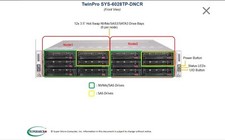 Supermicro 2 Node X10DRT-P Server 8x NVME U.2 Bay 4x Xeon V4 128GB DDR4 RAM    X picture