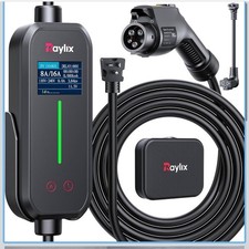 Level 1&2 Portable EV Charger, 8-16Amp Adjustable Current & Timer, 110V–240V picture