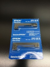 Epson ERC-09 Black Ribbon Cartridge Lot 2 picture