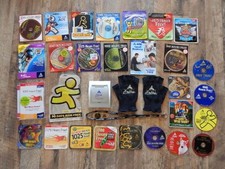 Vintage AOL America Online: 28 Promo Discs, 2 Pins, Gloves, OKC Anniv Calculator picture