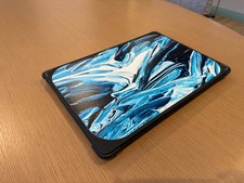 Casetify MacBook Pro 16” (2021-2024) Blue Waves Crashing Pattern Bounce Case picture