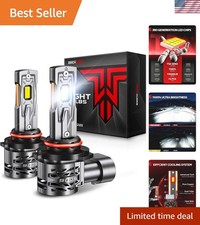 2026 1500% Super Brighter 9005/HB3 Bulbs, 110,000LM, 1:1 Size, 6500K Cool Whi... picture