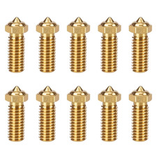10PCS 0.4Mm Brass Nozzles for QIDI X-Max 3, 3D Printer Parts Extruder Hotends No picture