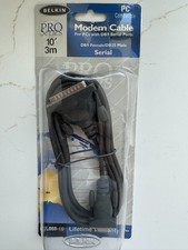 Belkin 10ft DB9pin Female~DB25 Male Straight Through RS232 Serial / Modem Cable picture