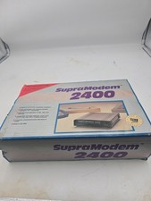 SupraModem 2400 Modem 50-2400-0 Vintage Supra Power Cord Not Included picture